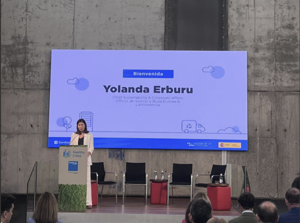 Madrid Capital Mundial attends the presentation of the Healthy Cities Monitor barometer at the Casa de la Arquitectura